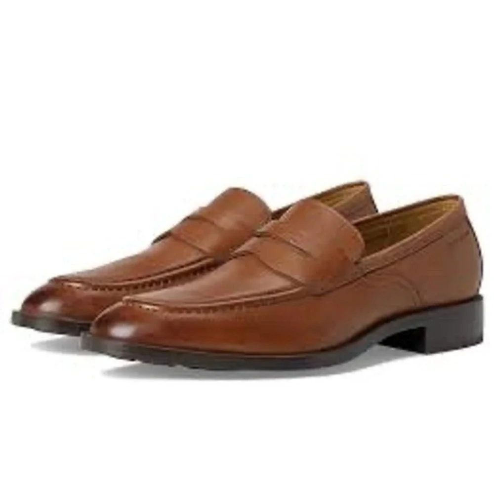 Cole Haan Hawthorne Penny‎ loafers cognac leather men's size 11 professional